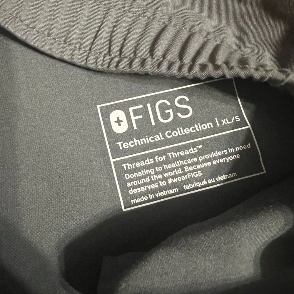 Figs Men's Tansen Jogger Scrub Pants in Bonsai Sz XL Short Pull-on Comfort